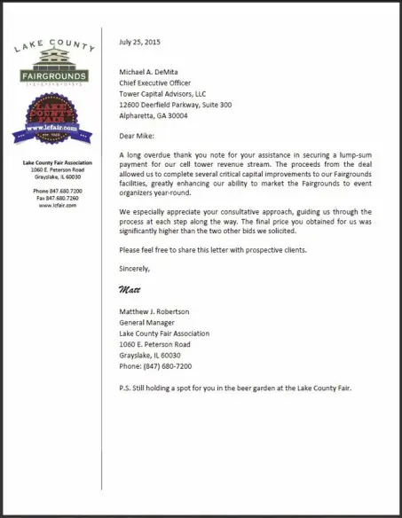 A letter from the city of aurora to the mayor.